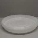 MUDEELA 6 Pack of 15 inch Plant Saucer, Durable Plastic Plant Trays for Indoors, Clear Plastic Flower Plant Pot Saucer, Made of Thicker, Stronger Plastic, with Taller Design