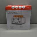 Toaster 4 Slice Retro Stainless Steel,Best Prime 4 Slice Toaster Wide Solt with 7 Shade Settings, Perfect for Waffles, Bagels and More Lainsten T-527