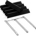 Spirit E-310 Grill Parts 69787 Burners & 7636 Flavorizer Bars for Weber Spirit and Spirit II 300 E310 S-310 E-320 S-320 E-330 S-330 with Front Mounted, Replacement Parts for Spirit 2 GS4