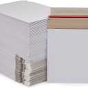 Stockroom Plus DVD Cardboard Mailers, CD Envelopes with String Closure (6 x 6.4 In, 100 Pack)