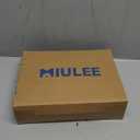 MIULEE Natural White Linen Curtains 90 Inch Long 2 Panels Set for Bedroom Living Room, Soft Thick Linen Textured Window Drapes Semi Sheer Light Filtering Rod Pocket Back Tab Farmhouse Cream Ivory