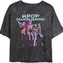 Kpop Demon Hunters Womens Hero Group (Medium, Black)