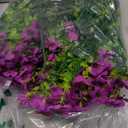 Ouddy Decor 24 Bundles Artificial Flowers for Outdoors Fake Silk Flowers UV Resistant Faux Plastic Plants for Spring Summer Garden Porch Window Box Table Vase Home Indoor Outdoor Decoration, Purple