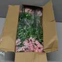 Grunyia 20 Bundles UV Resistant Artificial Fall Flowers for Outdoor - No Maintenance Thanksgiving Decor with Orange Blooms, Faux Silk & Plastic Plants for Porch, Yard (Fall Coffee Mix)