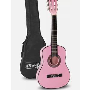 Music Alley MA-51 Classical Acoustic Guitar Kids and Junior Pink, Half Size