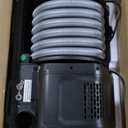 Giraffe Tools Grandstorm Retractable Vacuum Cleaner Wall-Mounted, Shop Wet Dry Vacuum Cleaner with 6 Nozzles for Car Detailing Remote Control Garage Vacuum, Grey (30FT Hose + No Extension)