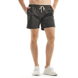 AIMPACT Mens Chino Shorts Slim-fit 5.5" Flat Front Stretch Casual Shorts with Pockets Darkgray S