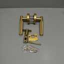 Privacy Knurled Gold Color Door Handle - Durable, Stylish Interior Lever for Bedrooms & Bathrooms - Modern Design & Functionality