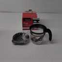 Fat Separator With Bottom Release, 4 Cup Gravy Separator for Cooking with Oil Strainer, Kitchen Gadgets Grease Separator Packaged with a 3-in-1 Multifunctional Peeler (Red)