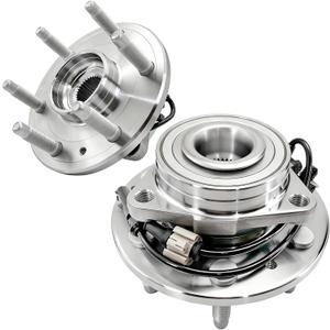 2Pcs 515096 Front Wheel Bearing Hub Assembly Fit for Chevy Avalanche Silverado Suburban 1500 Tahoe, for Cadillac Escalade ESV EST 2007-2014, for GMC Sierra 1500 Yukon 2007-2010