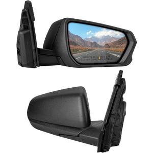 Right Passenger Side Rear View Mirror Replacement for Chevrolet Chevy Equinox 2018-2024, for GMC Terrain 2018-2024- Rearview Mirrors Assembly with 5Pins, Electric Adjustment, Heating,Textured