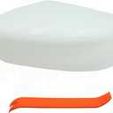 Left Driver Side Mirror Cover Cap Compatible with Nissan Altima 2013-2018 White