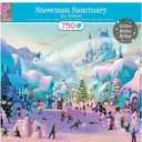 Snowman Sanctuary Glitter - 750pc Jigsaw Puzzle by Ceaco