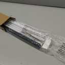 LazBlinds No Tools No Drill Cordless 1" Vinyl Mini Blinds, 100% Blackout Blinds for Indoor Windows, Room Darkening Privacy Window Blinds and Shades for Interior, 32" W x 64" H, White