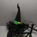Halloween Decorations - Halloween Decorations Outdoor - 11.5 Ft Animated Hovering Witch Animatronics - Sound & Touch Activated Sensor - Scary Props House Decor for Garden Yard Lawn Indoor Decoration