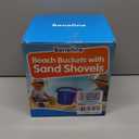 12 Pack Sand Buckets and Shovels for Kids 7.48 Inches | Beach and Sand Toys at The Beach | Use for Sand Molds at The Sandbox -12 Pail and 12 Shovel Set