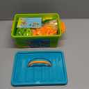 NXONE 195 PCS Educational STEM Toys for Boys and Girls Ages 3 4 5 6 7 8 9 10 Construction Building Blocks Toy Building Sets Kids Toys Creative Activities Games with Storage Box