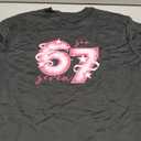RoseSeek Girl's Bow Leopard Graphic Tees Short Sleeve Preppy Summer T Shirt Aesthetic Baggy Tops Size 12Y