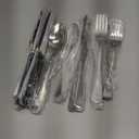 24 Pcs Silverware Set with Steak Knives Food-Grade Stainless Steel Flatware Set for 4 Mirror Cutlery Include Forks Spoons and Knives Set Dishwasher Safe Utensil Sets for Home Restaurant