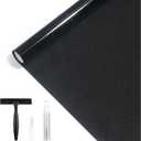 Rabbitgoo Blackout Window Film 100% Light Blocking with Kit, 23.6" x 157.4"