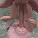 Mumufy 2 Pcs Pink Bow Taper Candlestick Holders Tall Pillar Candle Holders Decorative Candlestick Holder for Home Decor, Wedding, Dinning, Party, 2 Size 10 Inch 8 Inch, Single Sided Bow