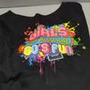 Women's Off Shoulder Sweatshirt (Medium, Black)