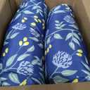 Outdoor Lumbar Pillows 12"x20" Waterproof Patio Pillows with Inserts