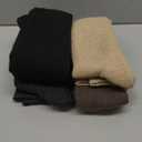 we fleece 5 Pairs Warm Knee High Socks for Women-Thermal Cotton Socks for Hiking,Work,Winter,Gifts (One Size, 5pack Black/Grey/Brown/Beige/Black)