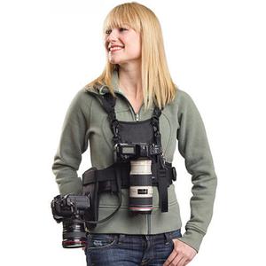 Nicama NC-Vest Dual Camera Carrier Chest HarnessDouble Shoulder Camera Strap for Canon 6D 5D2 5D3 Nikon D800 D810 Sony A7S A7R A7S2 Sigma Olympus DSLR Hiking Climbing Wedding Travel