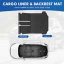Mixsuper Cargo Liner with Backrest Mats for B M W X5 2019-2026 PHEV 5 Seats