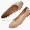 Women's Flats Shoes Ballet Flats Dress Shoes Comfortable PU Leather Slip on Shoes for Women Size 9/40