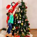 40 Pcs Music Christmas Ornaments Wooden Guitar Grand Piano Violin Saxophone Drum Instrument Gifts Xmas Tree Hanging Decorations for Christmas Birthday Music Party Home Decor Supplies