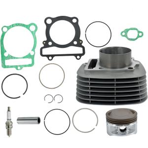 waltyotur Cylinder Piston Gasket Top End Kit Repalcement for Yamaha Warrior 350 Big Bear 350 Bruin 350 Grizzly 350 Wolverine 350 1987-2014 Repalcement for 1UY-11310-03-00