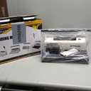 MAKEASY Coil Spiral Binding Machine 4:1 pitch - Manual Hole Punch - Electric Coil Inserter - Adjustable Side Margin - for Letter Size/A4/A5, Comes with 1 Box 5/16'' Plastic Coil Binding Spines & Plier