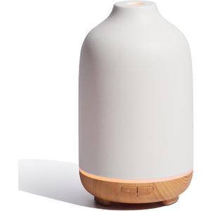 InnoGear 150ml Ceramic Essential Oil Diffuser, Handcrafted Stone Aromatherapy Scent Diffuser Ultrasonic Aroma Diffusers Humidifier Vaporizer with 2 Mist Modes Waterless Auto Off for Home Room Office