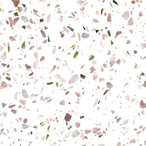MORCART 20Pcs Terrazzo Peel and Stick Floor Tile, 7.87"x 7.87" Vinyl Flooring, Removable DIY Self Adhesive Flooring for Bathroom Kitchen Fireplace Stairs Bedrooms Wall Pantry Room Waterproof
