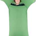 SANHO Premium Sensory Sock Body Sock, Medium, Perfect for Children with Sensory Processing Disorder, Updated Version Updated Version (Green) M