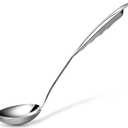 Stainless Steel Ladle, Durable Cooking Utensil, Elegant One-Piece Design Stainless Ladle  Comfortable Handle for Stew, Chili, and Gravy  Easy to Clean Kitchen Tools