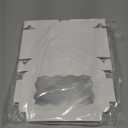 60 pcs Cookie Boxes, 7x4.3x1.5in White Bakery Boxes with Window, Treat Boxes Small Cake Boxes for Macaron Chocolate Truffle Dessert Pastry