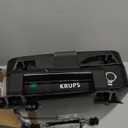 KRUPS 4-Slice Belgian Waffle Maker: Stainless Steel, 5 Browning Levels, Audible Ready Beep, Removable Plates, 1200W, Silver/Black - Perfect for Family Breakfasts