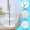 Pod Holder for Ninja Thirsti Pods, 360Rotating 15-Flavor Storage Holder for Ninja Thirsty Drink System Pod Organizer for Ninja Thirsty Flavor Pods,Water Flavoring White