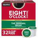 Eight O'Clock Coffee The Original Decaf, Single-Serve Keurig K-Cup Pods, Medium Roast Coffee Pods, 1 Count (Pack of 32) (EXP 11/08/26)