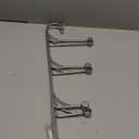 Franklin Brass (1-Pack) Over the Door Hooks Nickel Triple Towel Rack, 3-Tier with Hooks, Organizing and Storage Bar | Bathroom Accessories 193153-FN