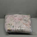 Collive Pink Rugs for Girls Bedroom, 5x7 Boho Floral Washable Area Rug Non Slip, Soft Ultra-Thin Indoor Decor Elegant Carpet for Kids Room Nursery Living Room Dining Room