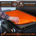 28" Silicone Griddle Mat for Blackstone 28 Inch Grill, Heavy Duty Food Grade Silicone Griddle Cover, Protect Your Grill from Dirt & Rust All Year Round