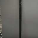 1 Inch Curtain Rods for Windows 72 to 144, Black Curtain Rod with Adjustable Length, Outdoor/Indoor Rustic Drapery Pole with Brackets, 72"-144"