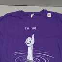 I'm Fine Like Hand Thumbs Up On Water Surface - I'm Fine T-Shirt, Size XXL
