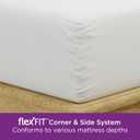 AllerEase Ultimate Allergy Protection and Comfort Zippered Mattress Protector Queen, White