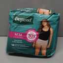 Depend Fresh Protection Adult Diapers, Incontinence & Postpartum Bladder Leak Underwear for Women, Disposable, Maximum, Medium, Blush, 18 Count