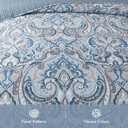 Etwel King Size Quilt Set, Crown Grey King Quilt 3 Pieces, Lightweight Cotton Bedspread, Soft Bedding Set for All Season, Reversible Coverlet Bedding Set, King Size 106"x98"